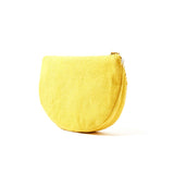Accessorize London Women's Woven Yellow Lemon Slice Pouch Make Up Bag