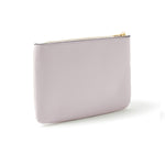 Accessorize London Women's Faux Leather Lilac Quilted Clutch