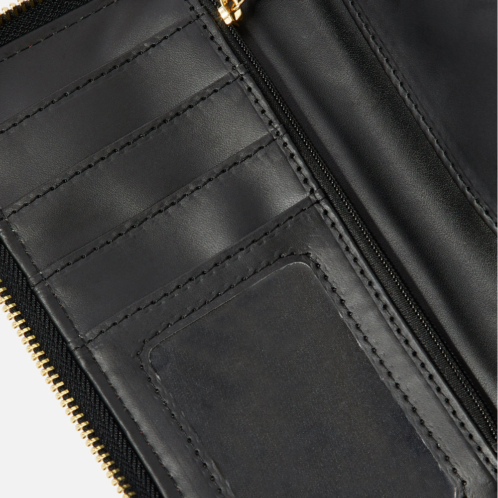 Accessorize London Women's Faux Leather Berry Cut Out Wallet