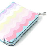 Accessorize London Women's Faux Leather Pink Rainbow Coin Purse