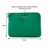 Accessorize London Women's Faux Leather Green Resin Coin Purse