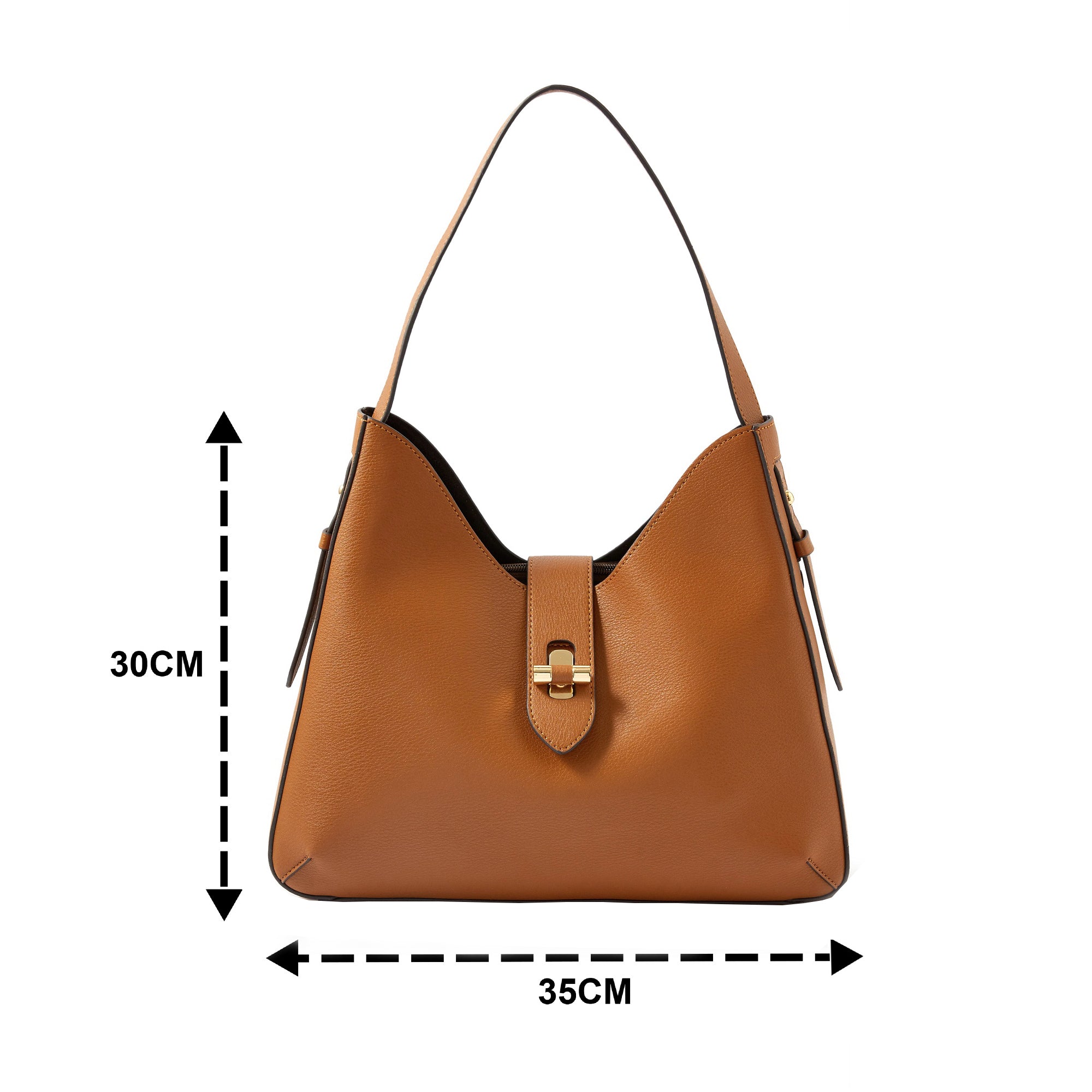 Buy Tan Talia Large Twistlock bag Online