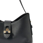 Accessorize London women's black Talia Small Twistlock bag