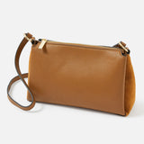 Accessorize London women's tan Sofia Suedette sling bag