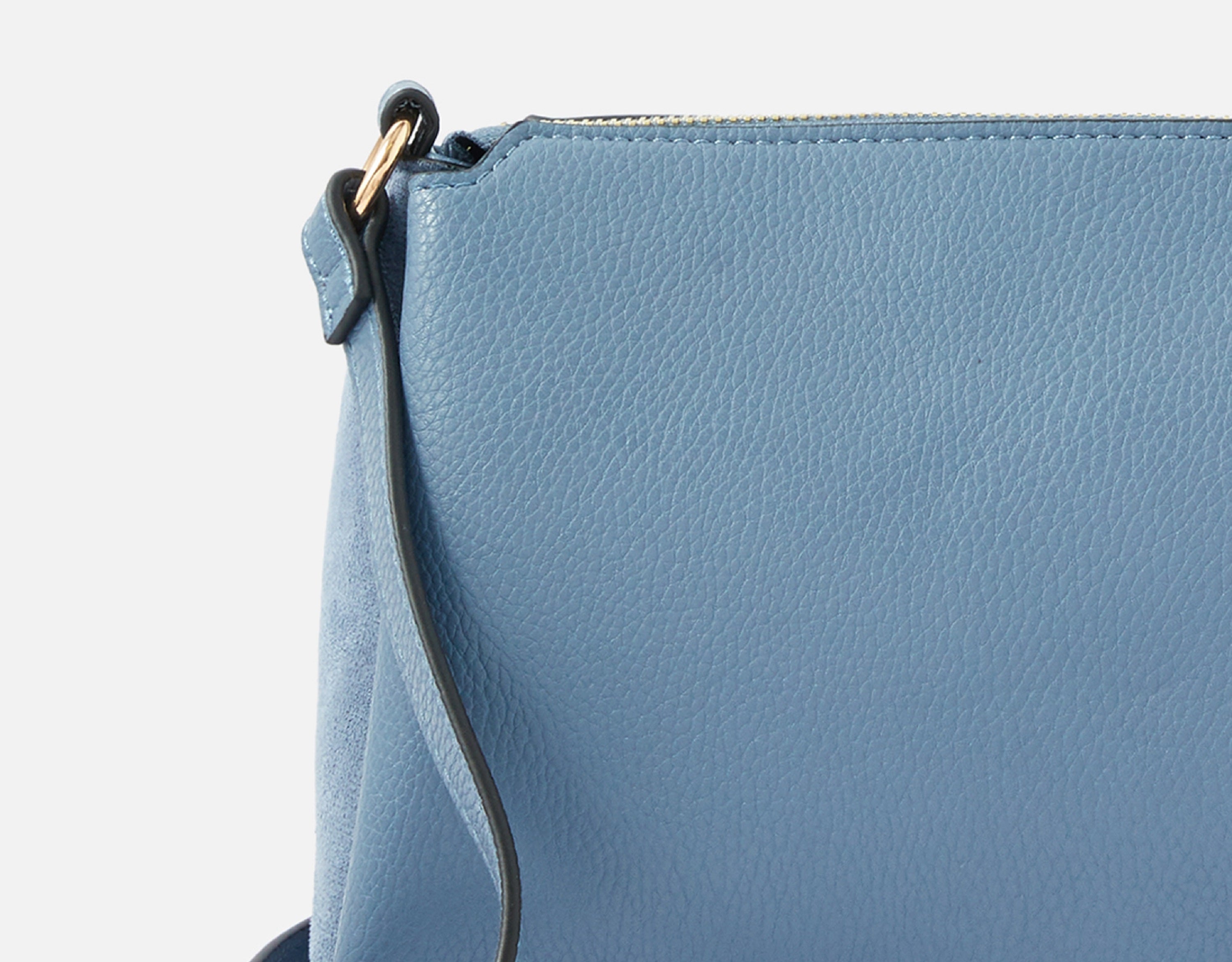 Accessorize London women's blue Sofia Suedette sling bag