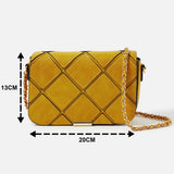 Accessorize London women's yellow Elin sling bag
