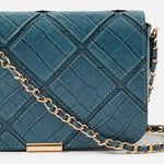 Accessorize London women's blue Elin sling bag