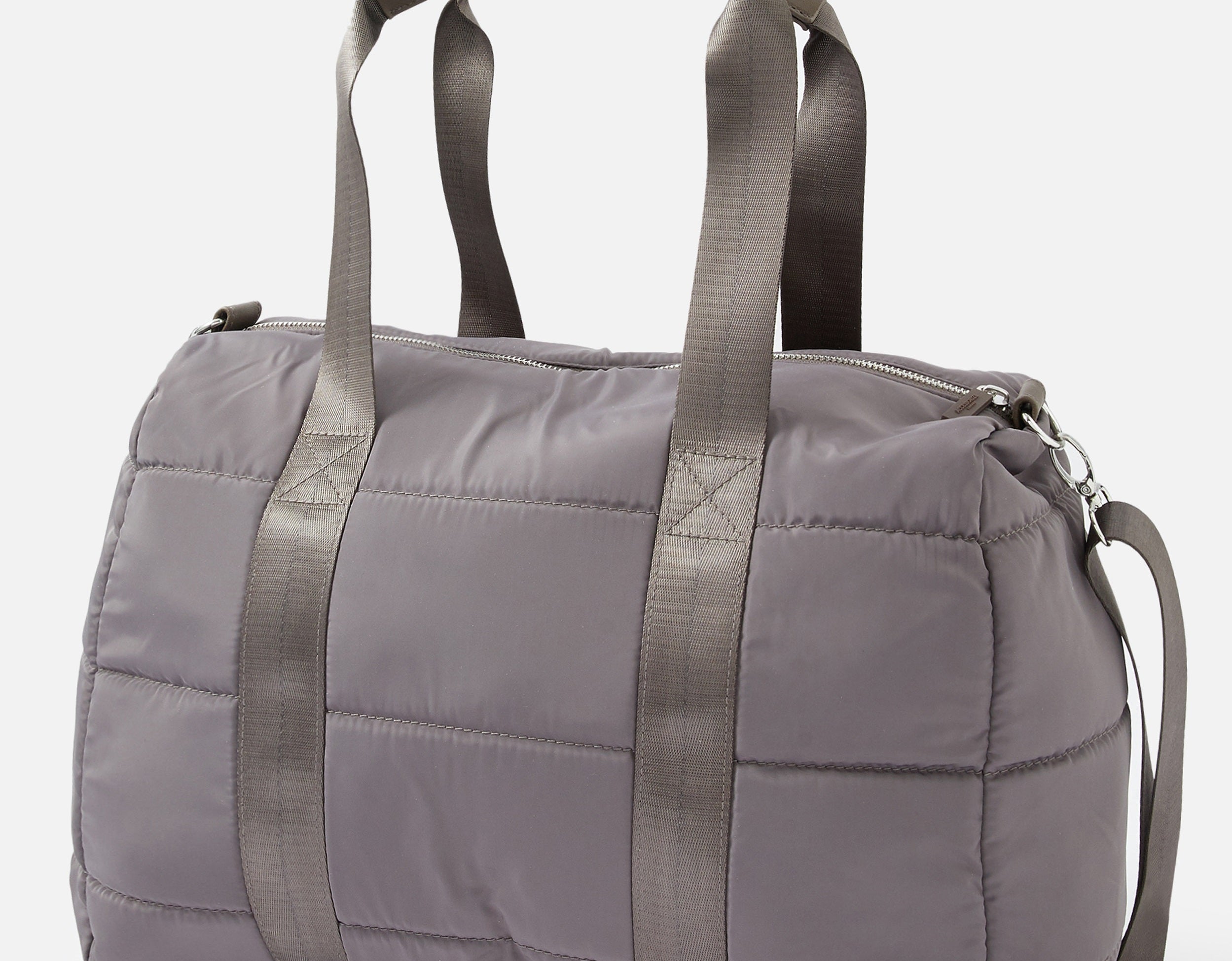 Accessorize London women's Grey Becki Gym Bag