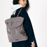 Accessorize London women's grey Gina Gym Rucksack Bag