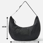 Accessorize London women's Black Sara Scoop Shoulder bag