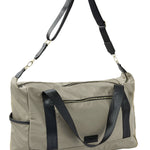 Accessorize London women's Beige Rowan Large Weekender bag