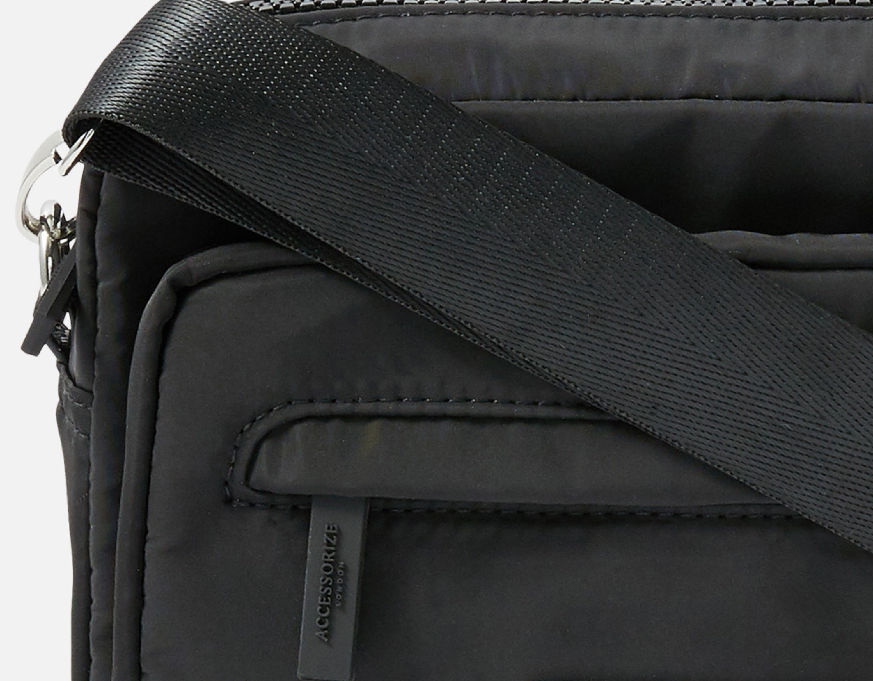 Accessorize London women's Black Cali Sling bag