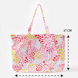 Accessorize London women's Pink Fabric Heart Shopper bag