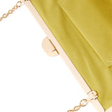 Accessorize London Women's Lime Suedette Clip Frame Party Bag