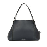 Accessorize London women's Faux Leather Navy Brooklyn Casual Shoulder bag