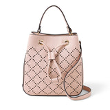 Accessorize London women's Faux Leather Pink Cut Out Sling bag