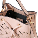 Accessorize London women's Faux Leather Pink Cut Out Sling bag