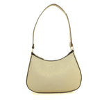 Accessorize London women's Faux Leather Gold Jenna Shoulder Zip bag