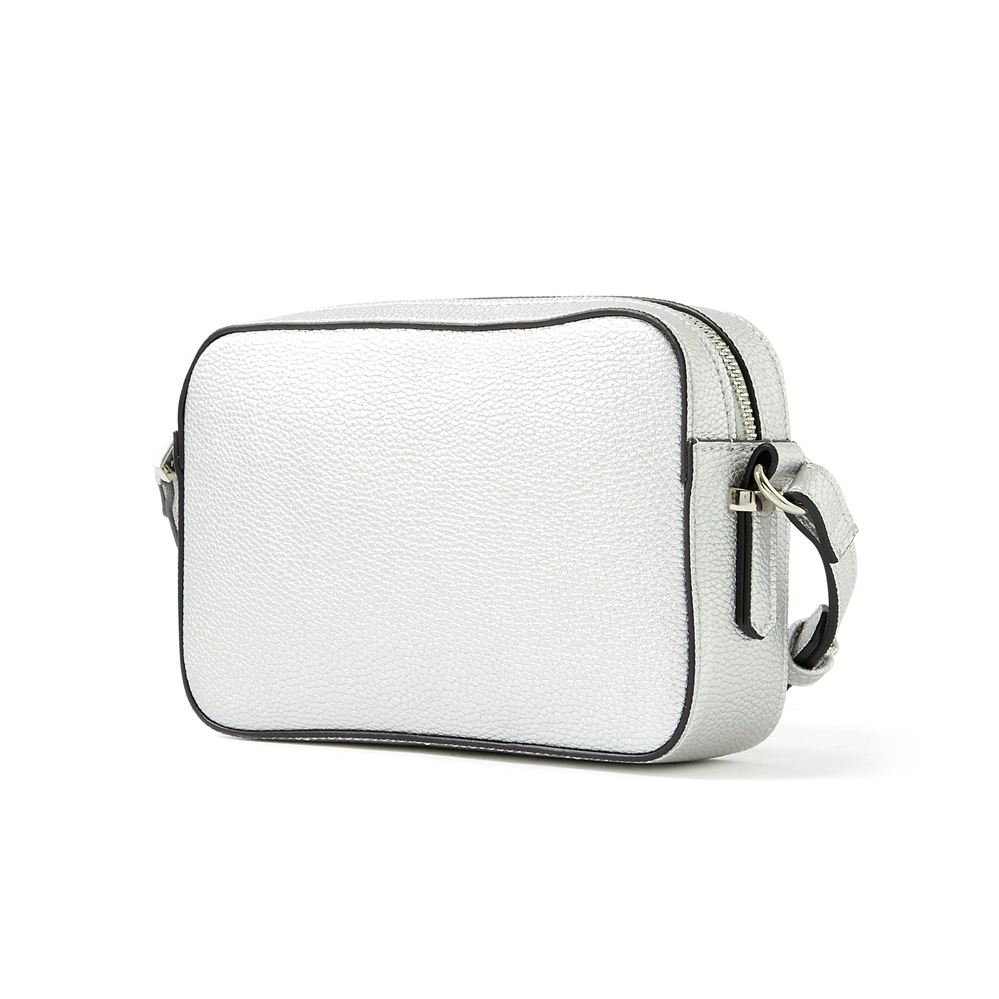 Accessorize London women's Faux Leather Silver Piper Sling bag