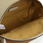 Accessorize London Women's Faux Leather beige Ricki small backpack