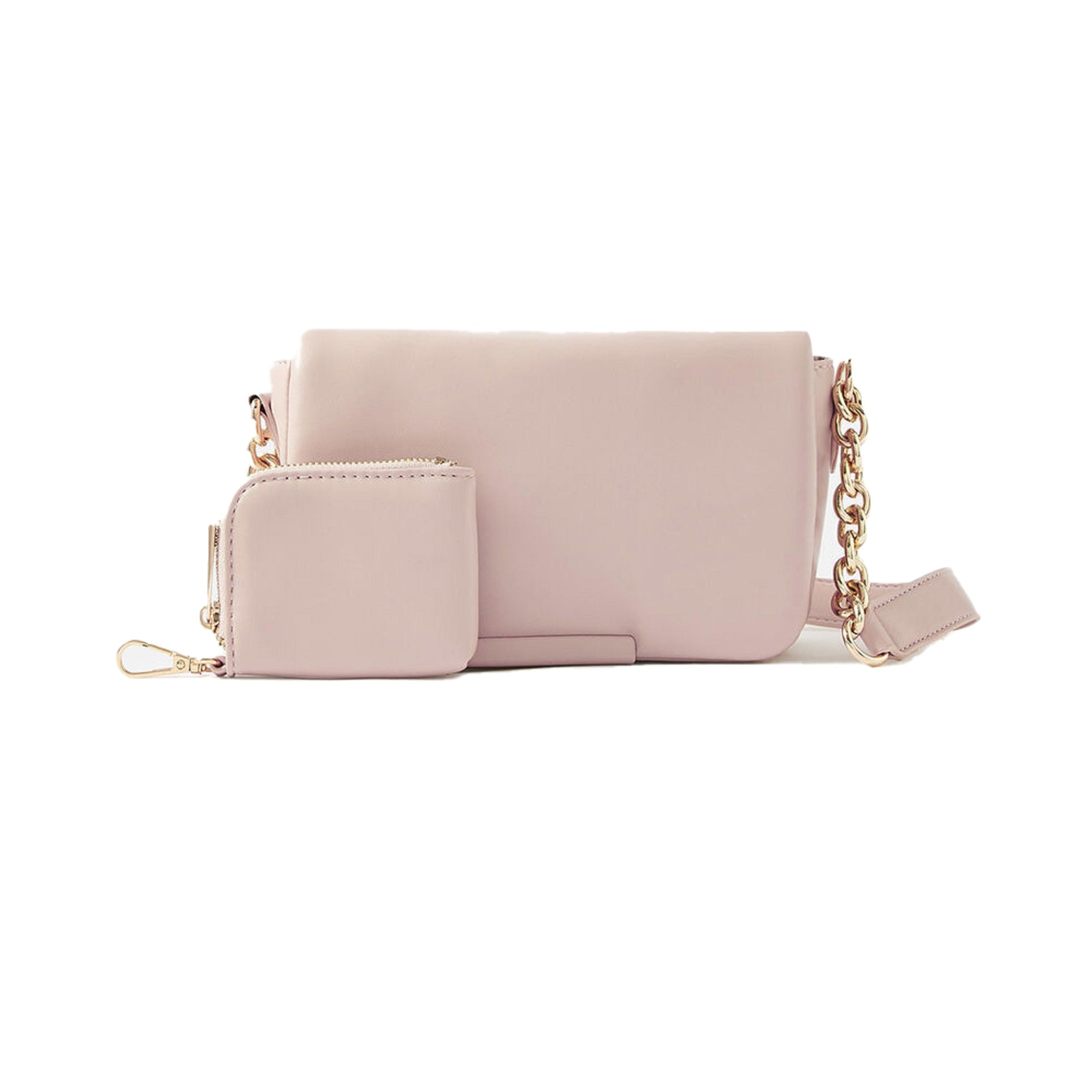 Accessorize London Women's Faux Leather Pink Metallic Frame Clutch - Accessorize India
