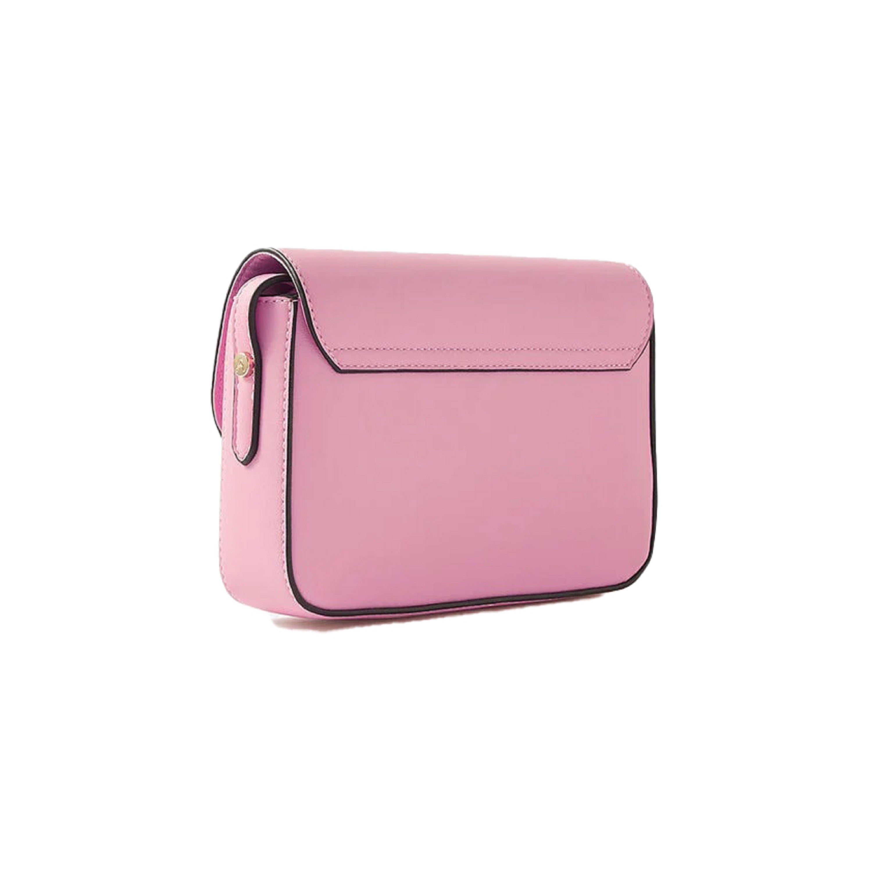 Accessorize London Women's Faux Leather Pink Lexi Lock Sling bag - Accessorize India