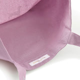 Accessorize London Women's Cotton Lilac Printed Shopper Bag