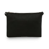 Accessorize London Women's Faux Leather Black Ellie Sling Bag