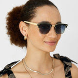 Classic round sunglasses black