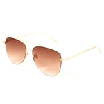 Leigh Half Frame Avaitor Sunglasses