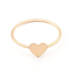 Accessorize London Women's Gold 2X Crystal & Heart Stacking Rings