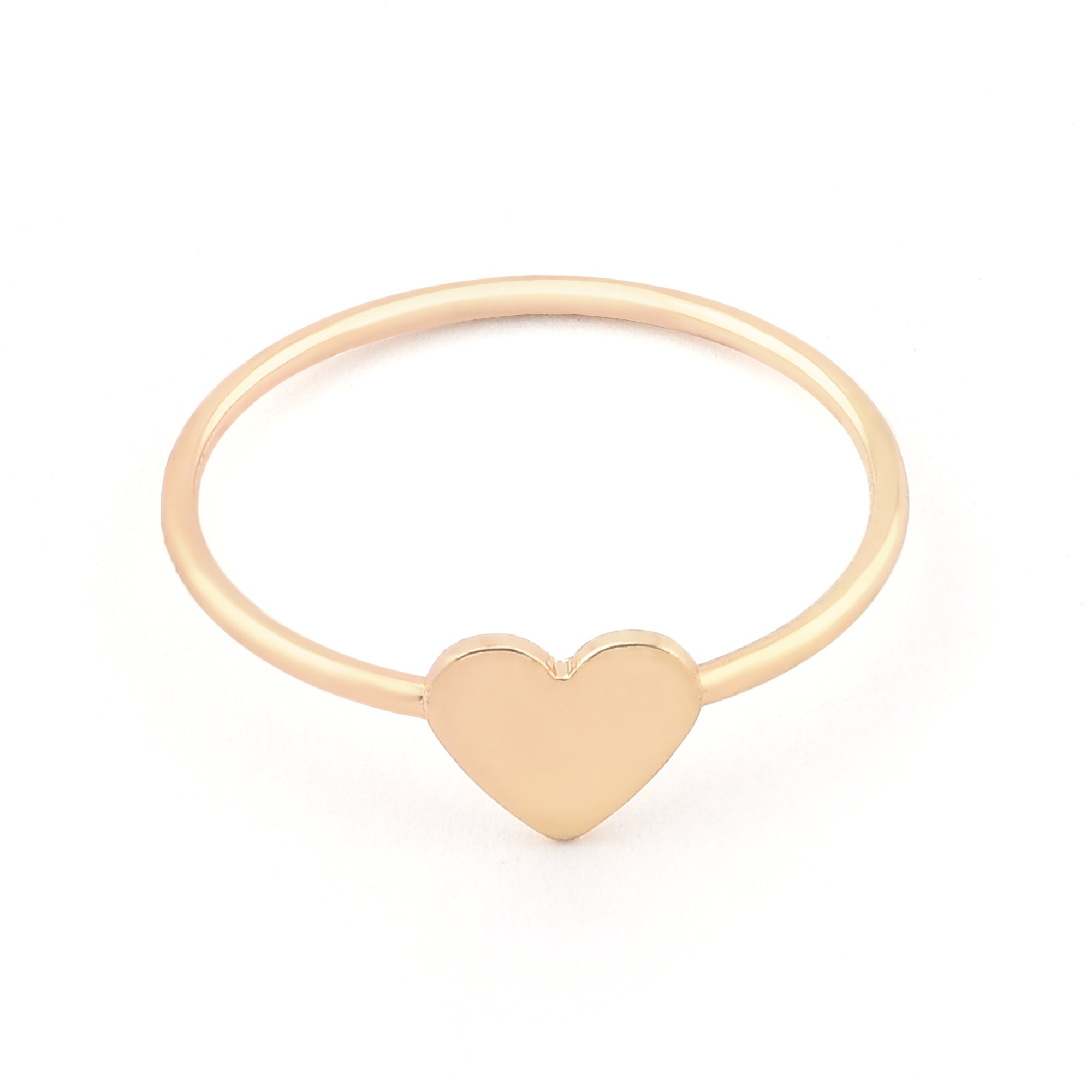 Accessorize London Women's Gold 2X Crystal & Heart Stacking Rings