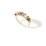 Accessorize London Women's Pastel Pop Eclectic Stones Ring-Small