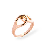 Real Gold Plated Z Heirloom Link Ring For Women By Accessorize London