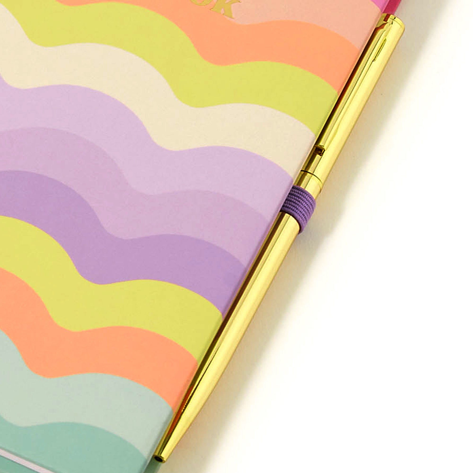 Rainbow Scallop Notebook And Pen