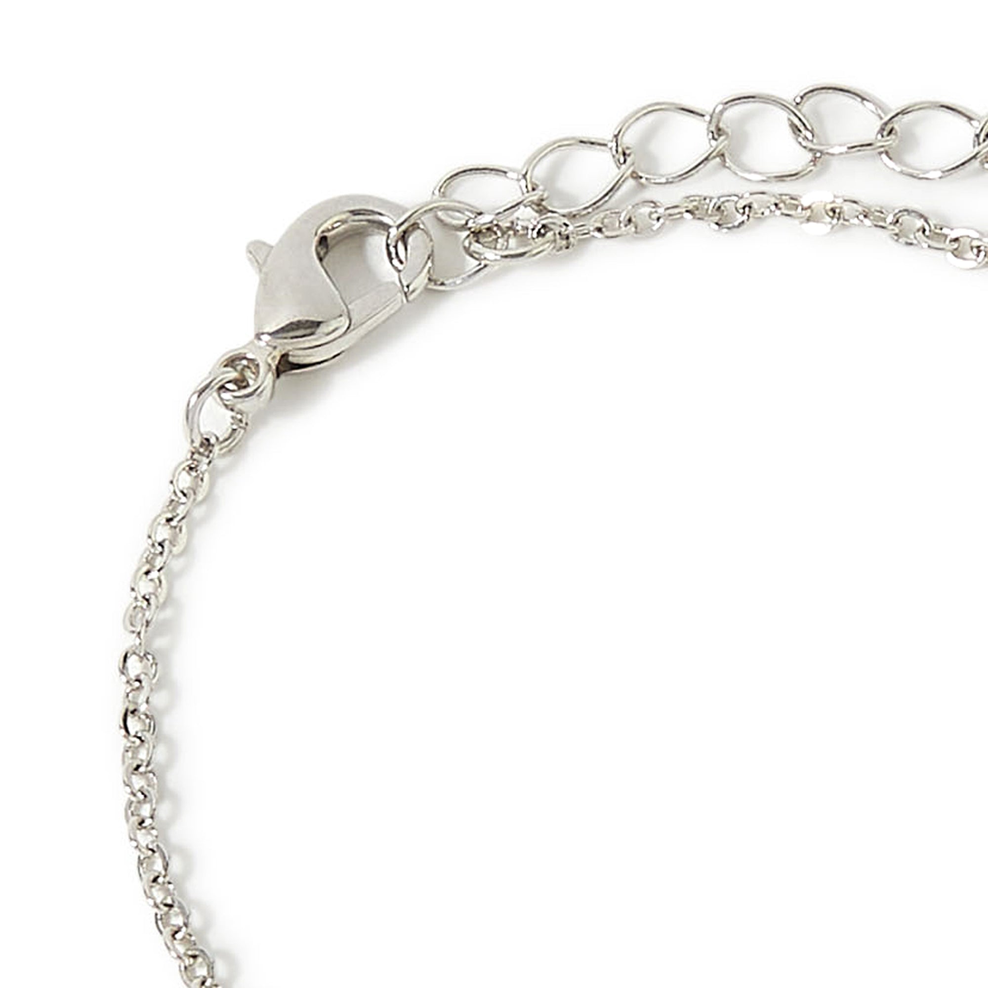 Accessorize London Women'S Silver Stars Clasp Bracelet
