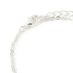 Accessorize London Women'S Silver Pave Linked Circles Clasp Bracelet
