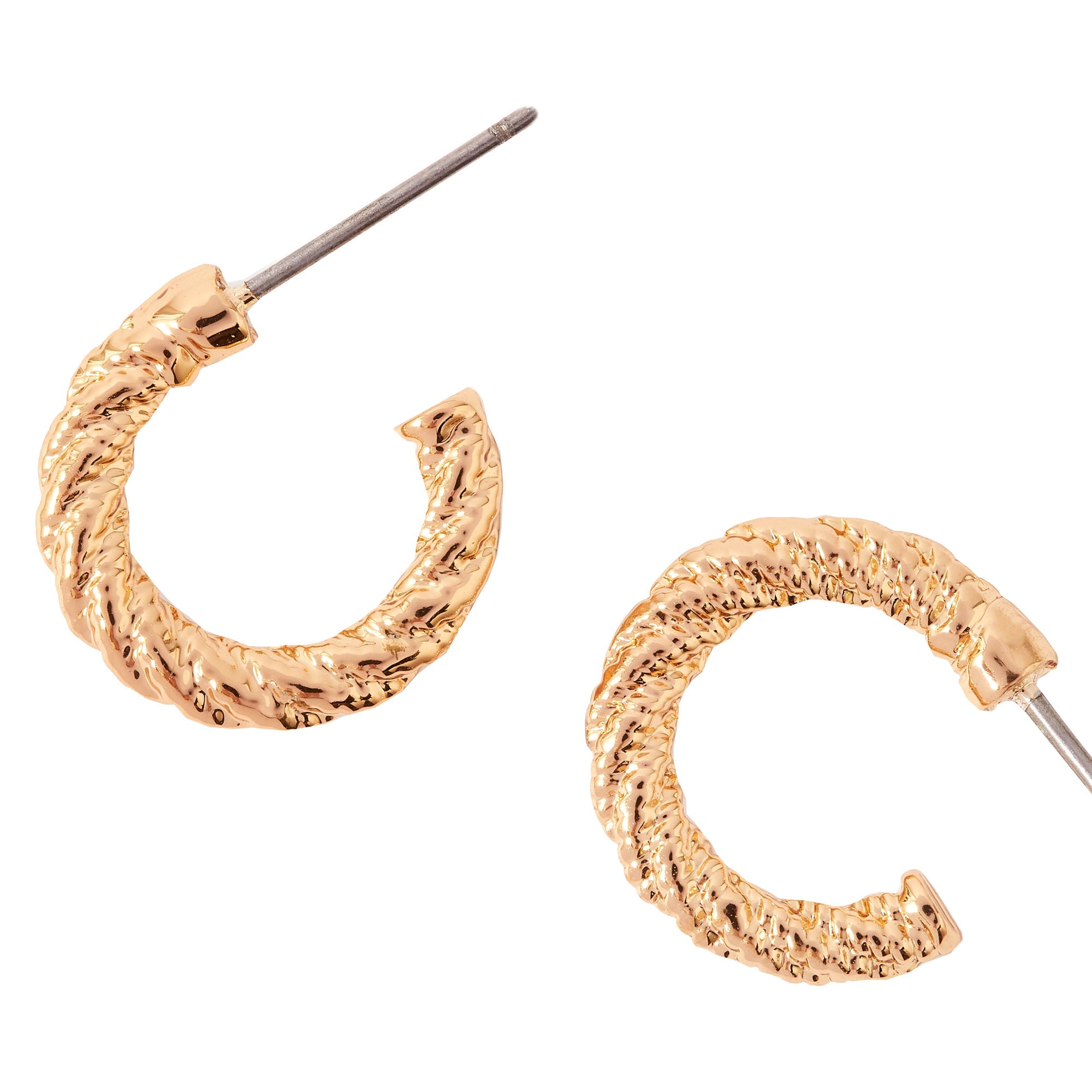 Accessorize London Women's Gift Box Twisted Hoop Earring