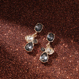 Accessorize London Women's Mixed Stones Short Drop Earring