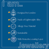 Accessorize London Women's Crystal Super Classics Trpple Gm Shrt Drop Slver