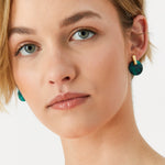 Accessorize London Women's Willow resin disc stud Earring