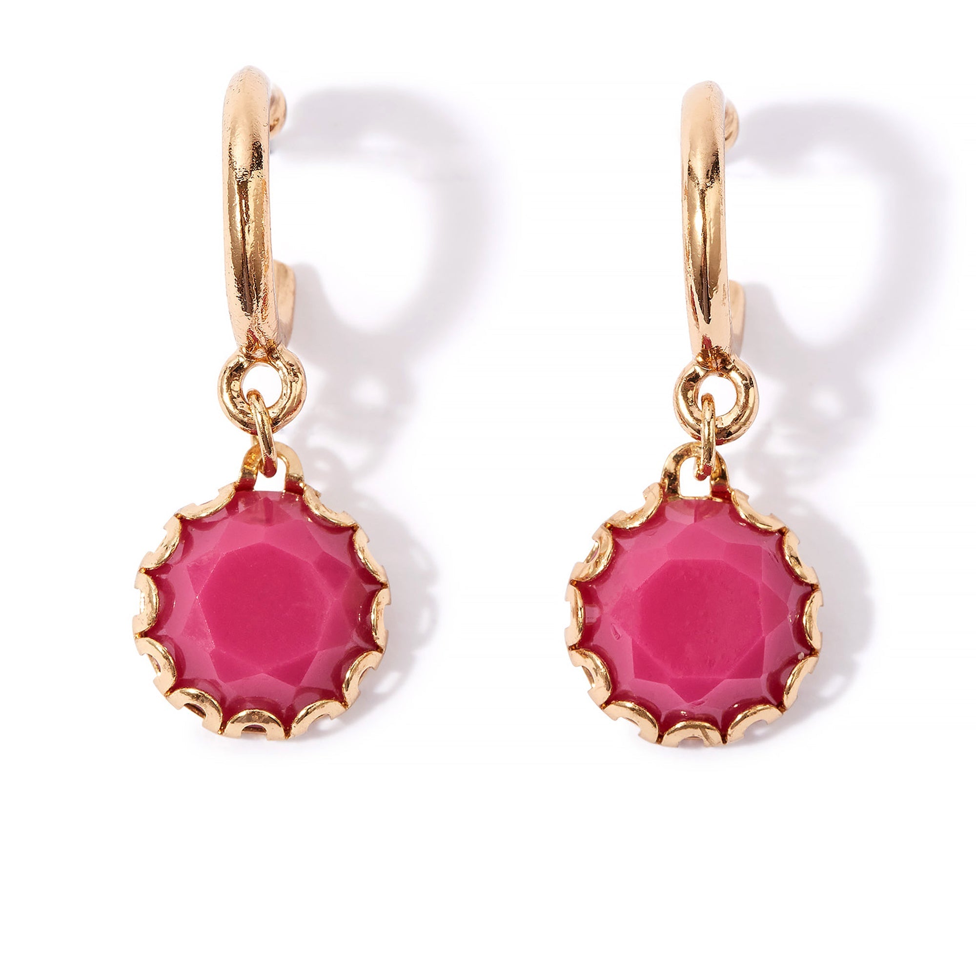 Accessorize London Women's pink Willow Mini Stone Fancy Drop Earring