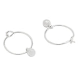Accessorize London Women's Crystal Set of 3 Simple Hoop Earring