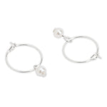Accessorize London Women's Crystal Set of 3 Simple Hoop Earring