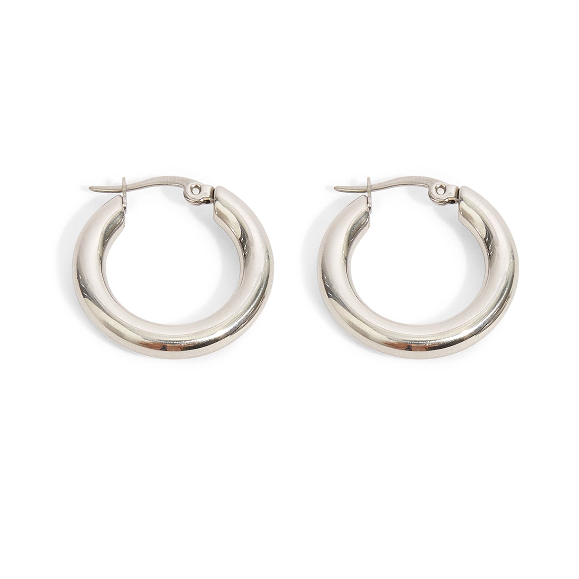 Accessorize London Women'S Water Proof Solver Small Chunky Hoop Earrings