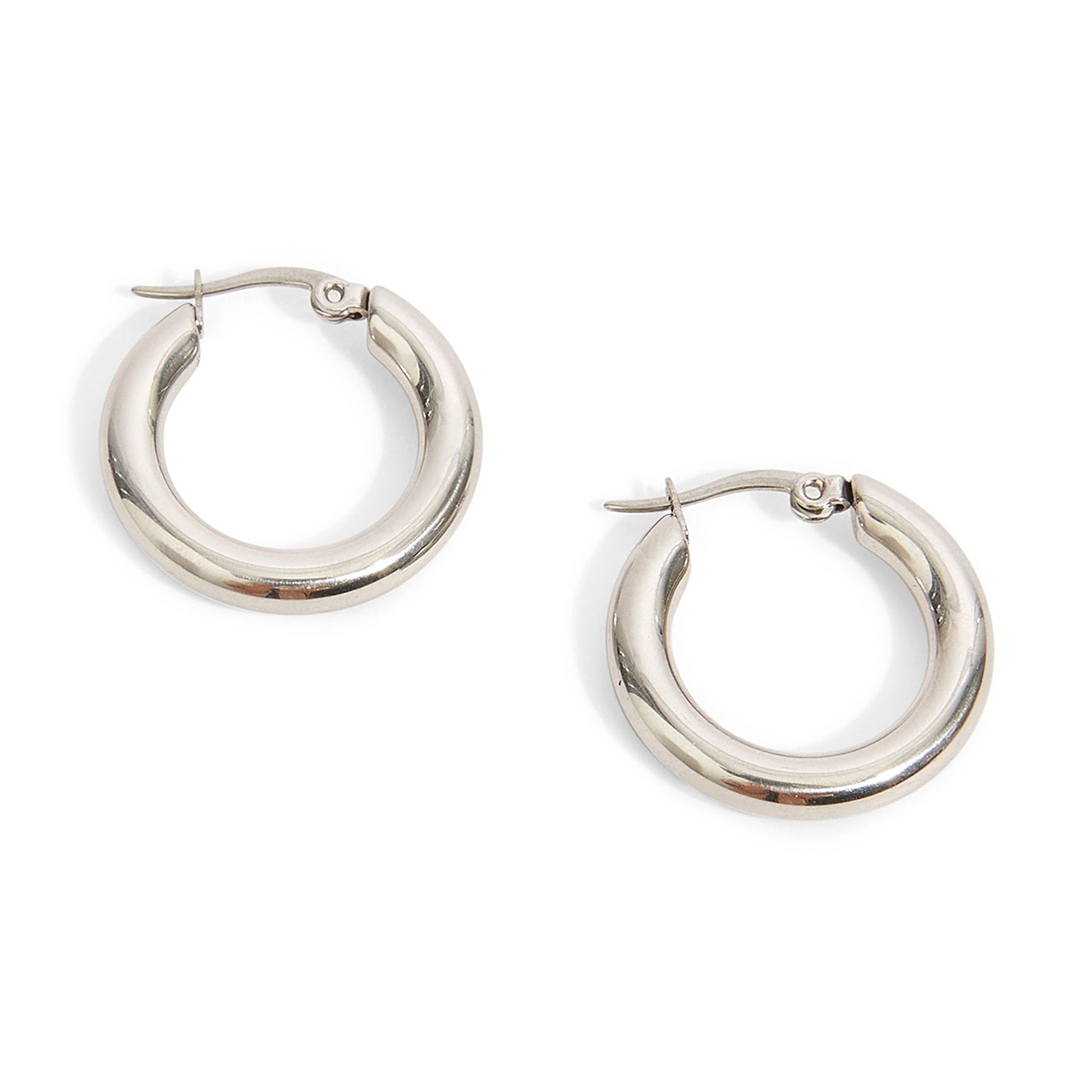 Accessorize London Women'S Water Proof Solver Small Chunky Hoop Earrings