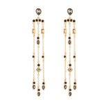 Accessorize London Women's Gem Stud Waterfall Earring Multi