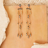Accessorize London Women's Gem Stud Waterfall Earring Multi