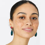 Accessorize London Women's multi Willow Stone Statement Earring