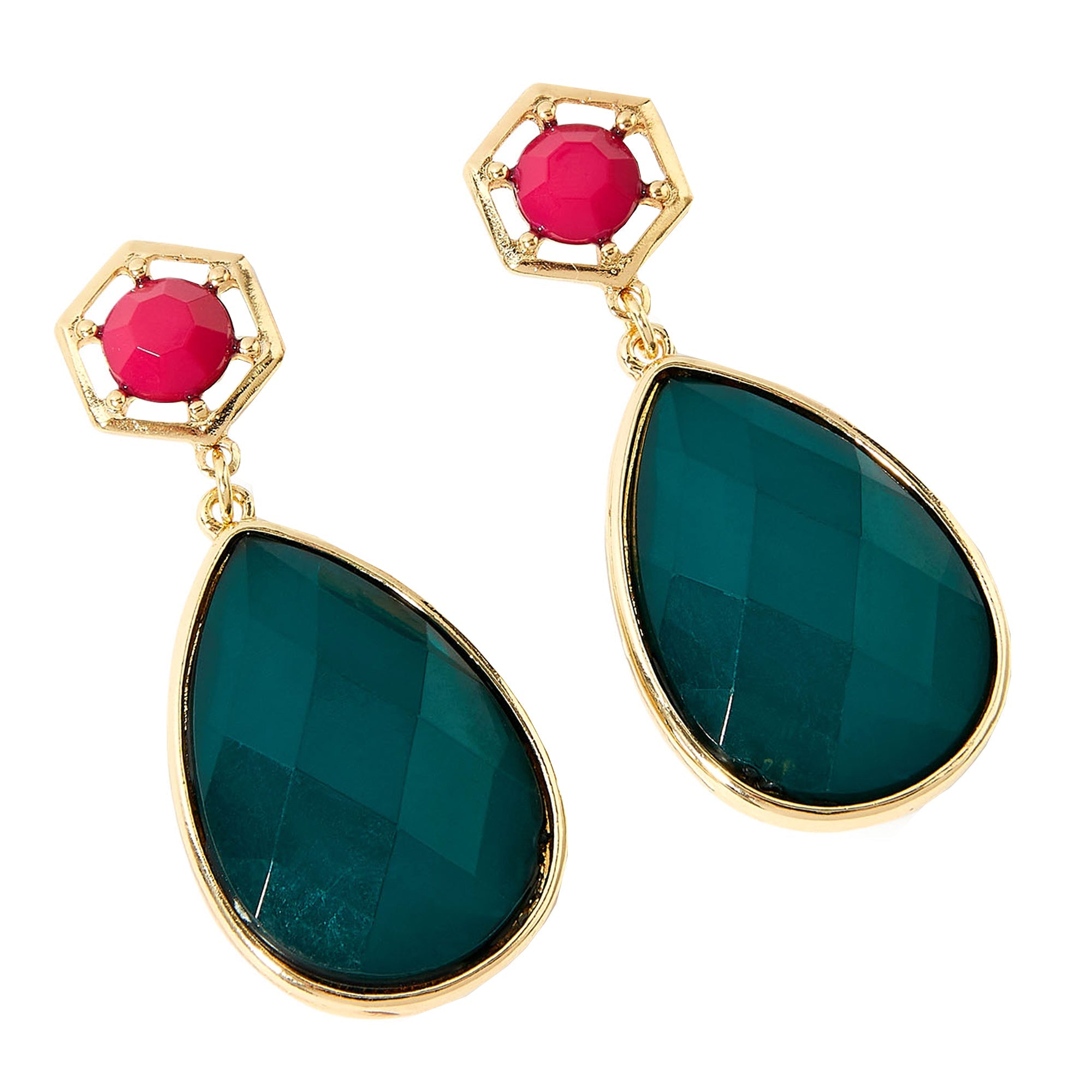 Accessorize London Women's multi Willow Stone Statement Earring